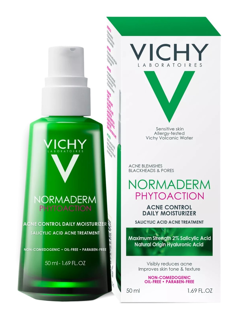 NEW VICHY Normaderm PhytoAction Acne Control Daily Face Moisturizer